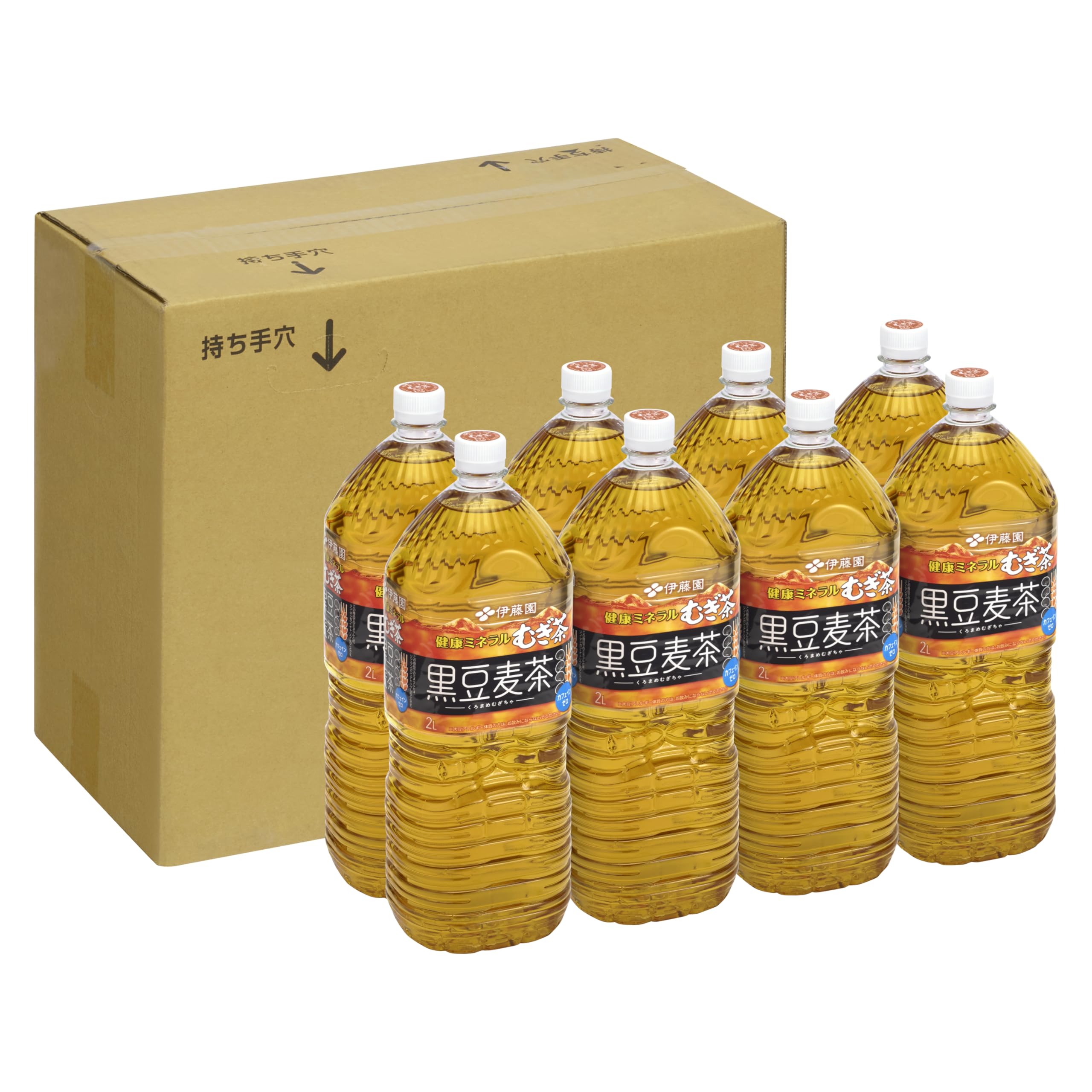 이토엔 건강 미네랄 무기차 검은콩 보리차 2L×8개