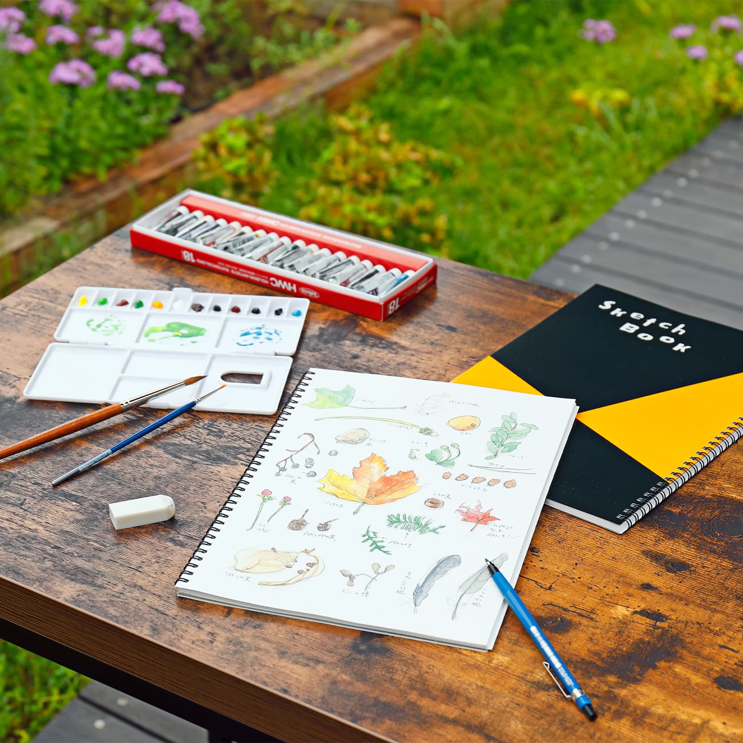 Maruman Sketchbook A3 Design Series Drawing Paper Narrow Opening 24 Sheets 5 Book Set S115X5