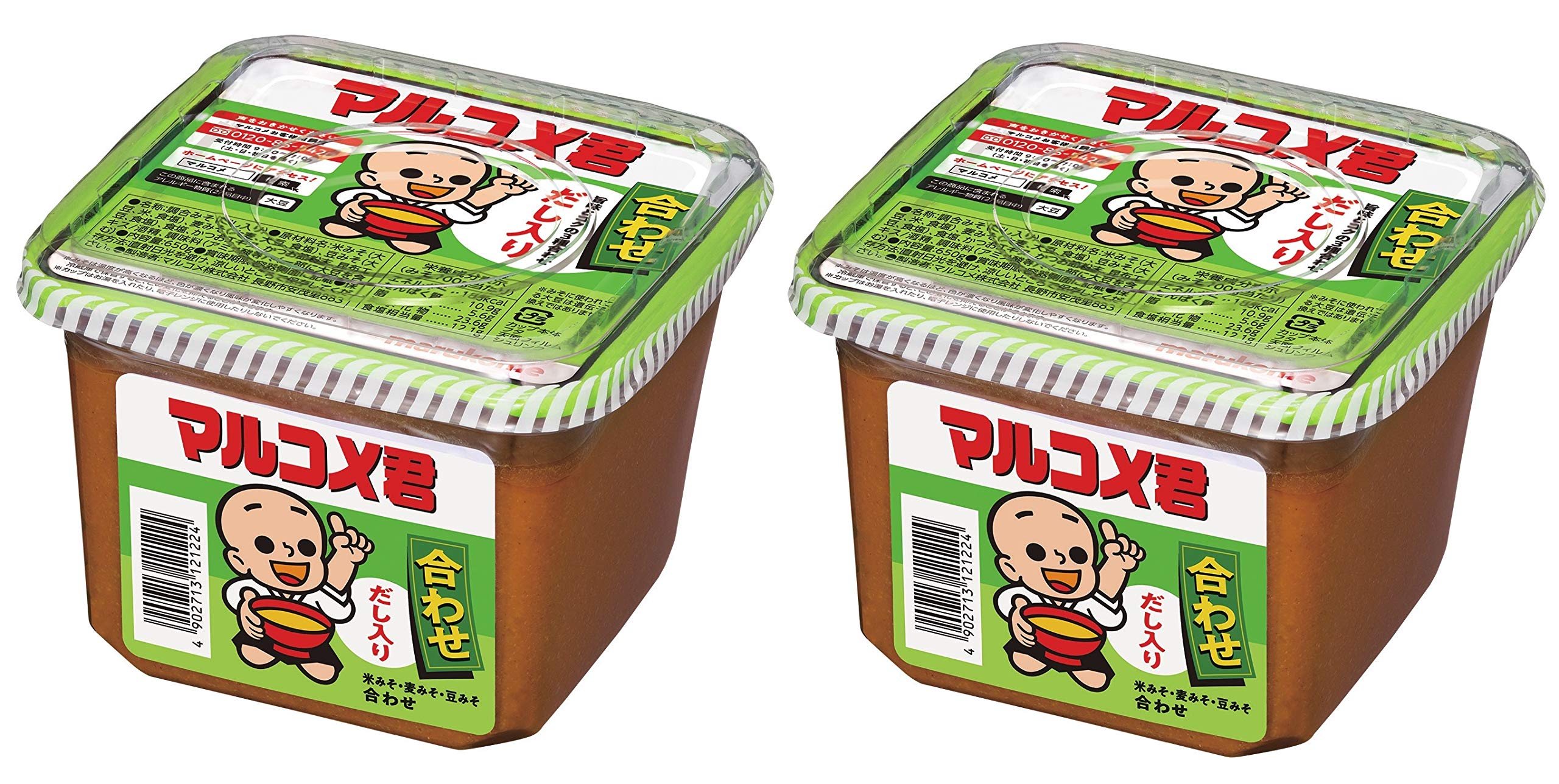 Marukome New Marukome-kun Matching Miso with Dashi 650g x 2 pieces
