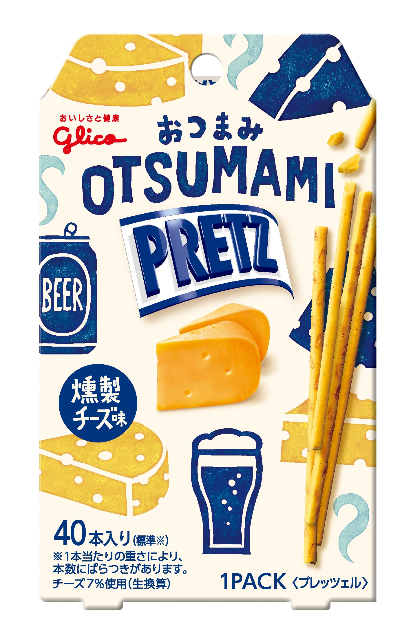플리츠 안주 플리츠 훈제 치즈 맛 24g 안주 스낵 스낵 과자 프레첼 에자키 글리코 pretz smoked cheese