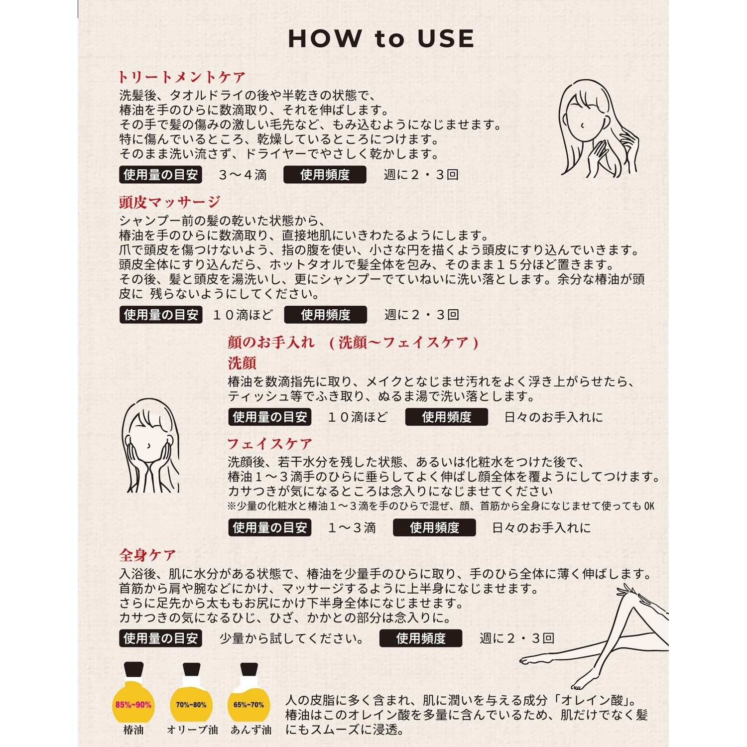 검은 장미 본점 검은 장미 순수 동백 기름 72ml 동백 기름 100% 헤어 오일 멀티 오일 씻어내지 않는 트리트먼트 무향료