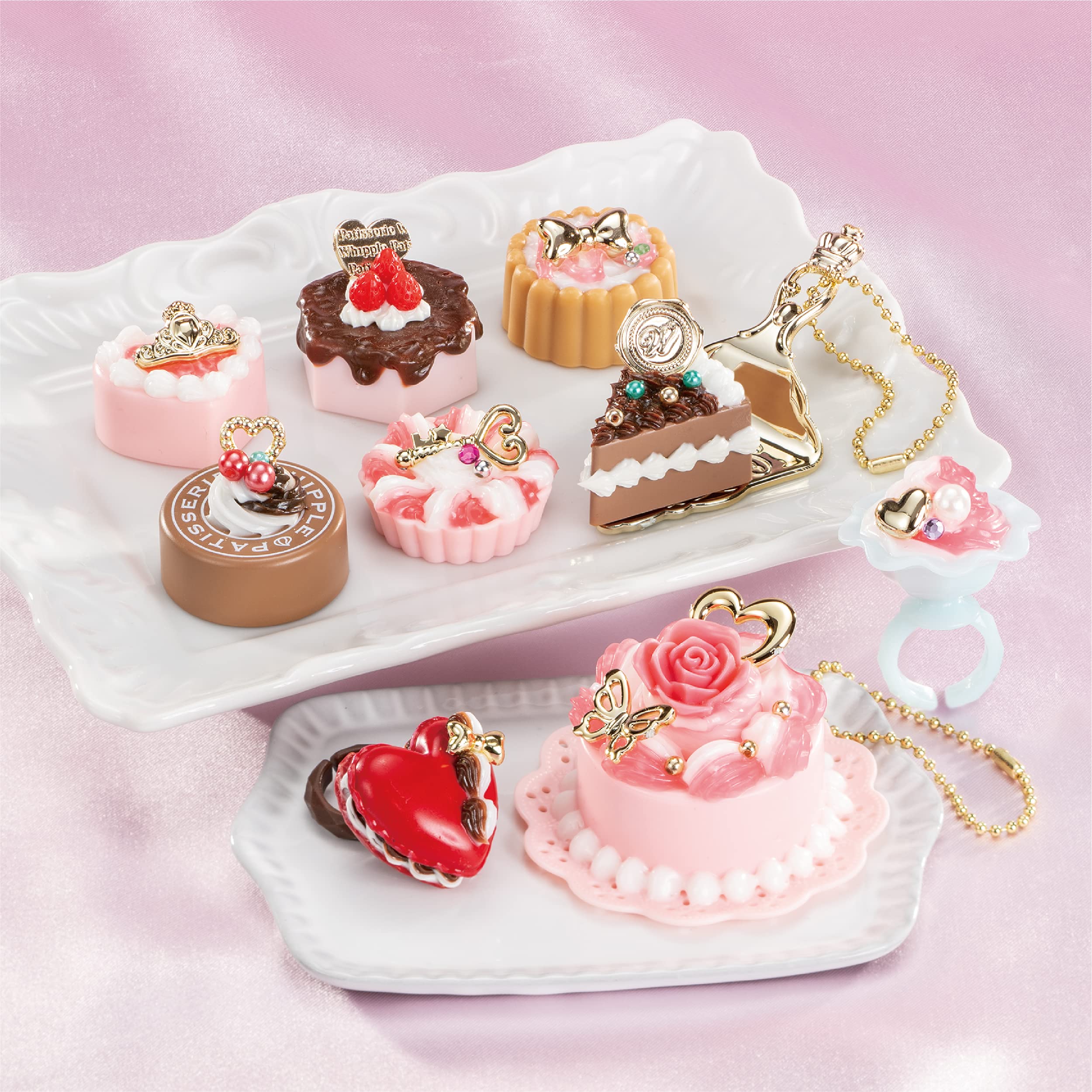 Whipple [Tomei Cream Petit Gateau Accessory Set] W-143 ST Mark Certified For ages 8 and up Toy Decoration Pastry Chef Making Toy Whipple EPOCH