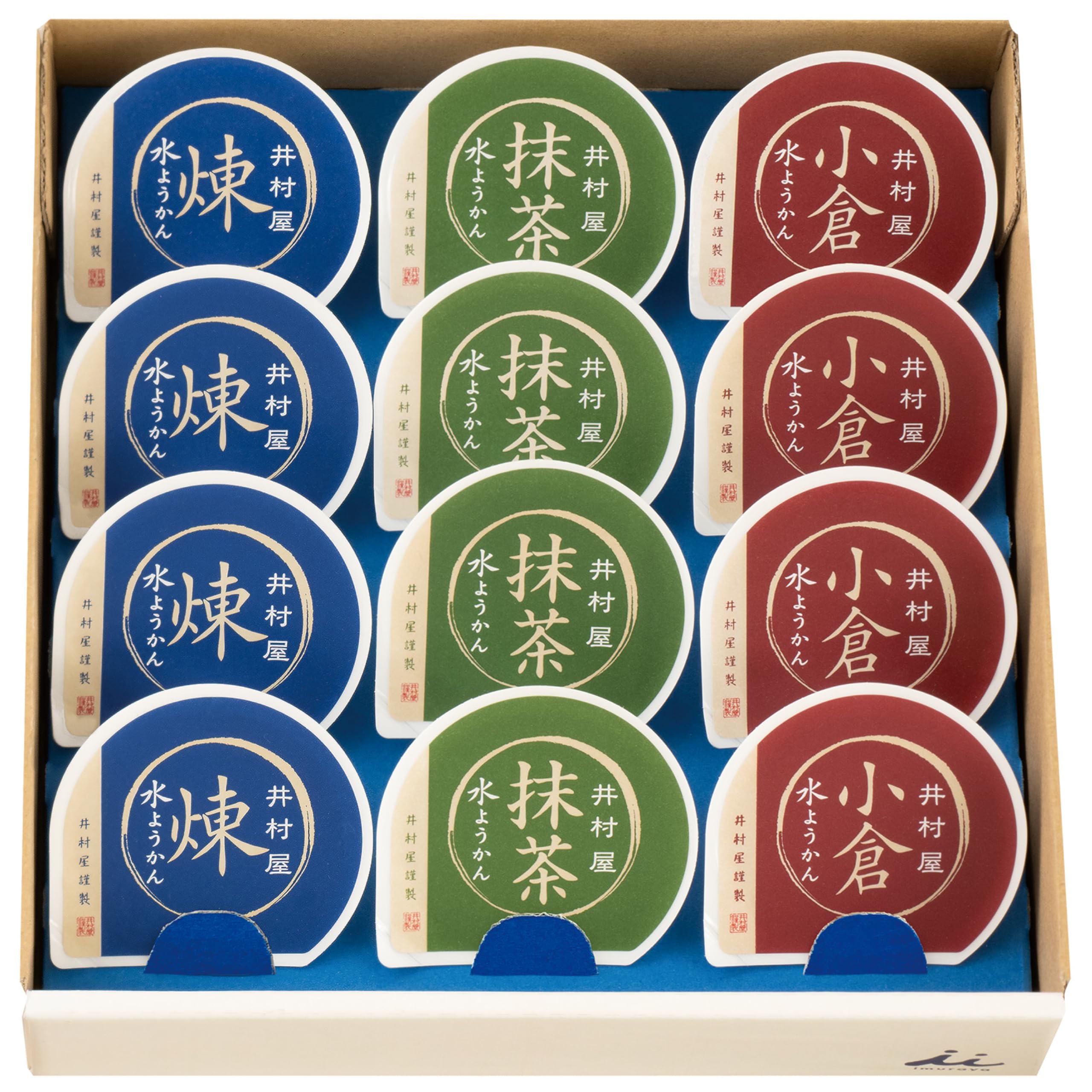 Imuraya 1500 cup water yokan C-15 [3 types] [Midyear gift] [Thank you] [Greetings] [Confectionery folding]