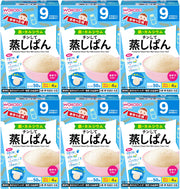 [Wakodo] Handmade Cheer Steamed Buns (20g x 4 packets) x 6 pieces [From around 9 months] Easy snack in the microwave, moderately sweet