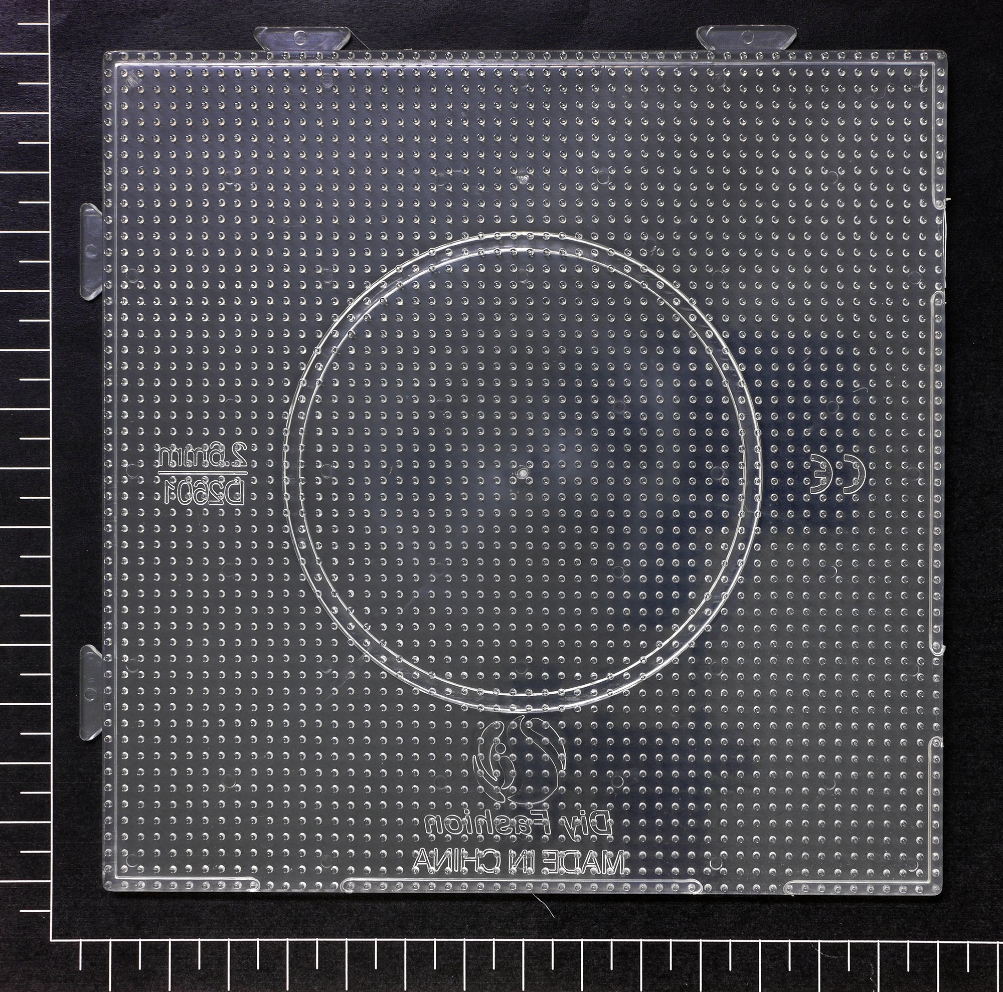 So & Yu Mini Mini Iron Beads Plate (Large) 145mm x 145mm Transparent Square 1 Piece MB-300-01