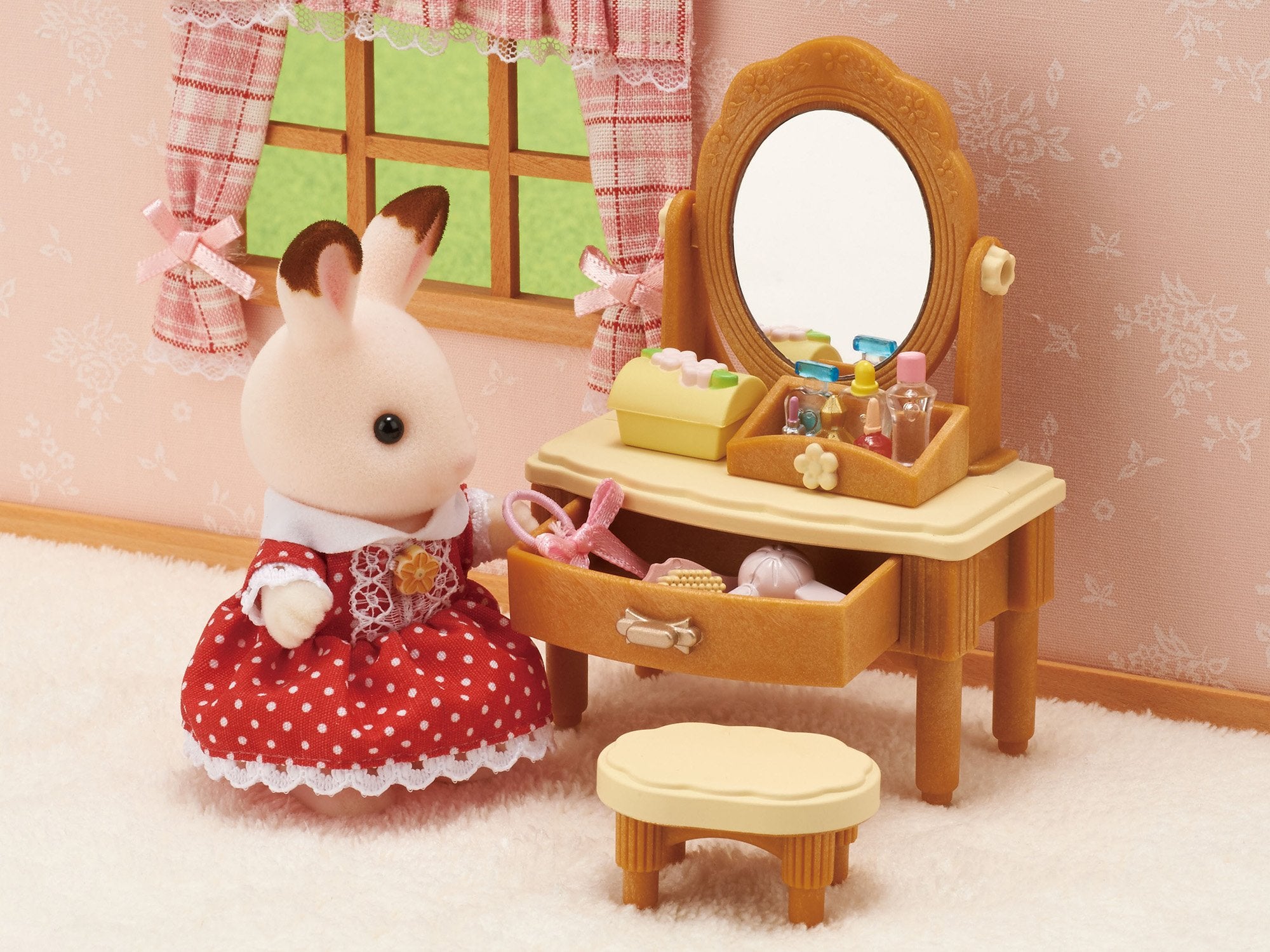 실바니안 패밀리 가구 [옷장 세트] Car-312 ST마크 인증 3세 이상 장난감 인형의 집 Sylvanian Families EPOCH