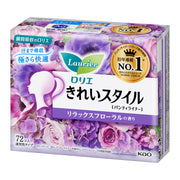 Kao Laurier Beautiful Style Relaxing Floral Fragrance (72 Pieces) Panty Liner