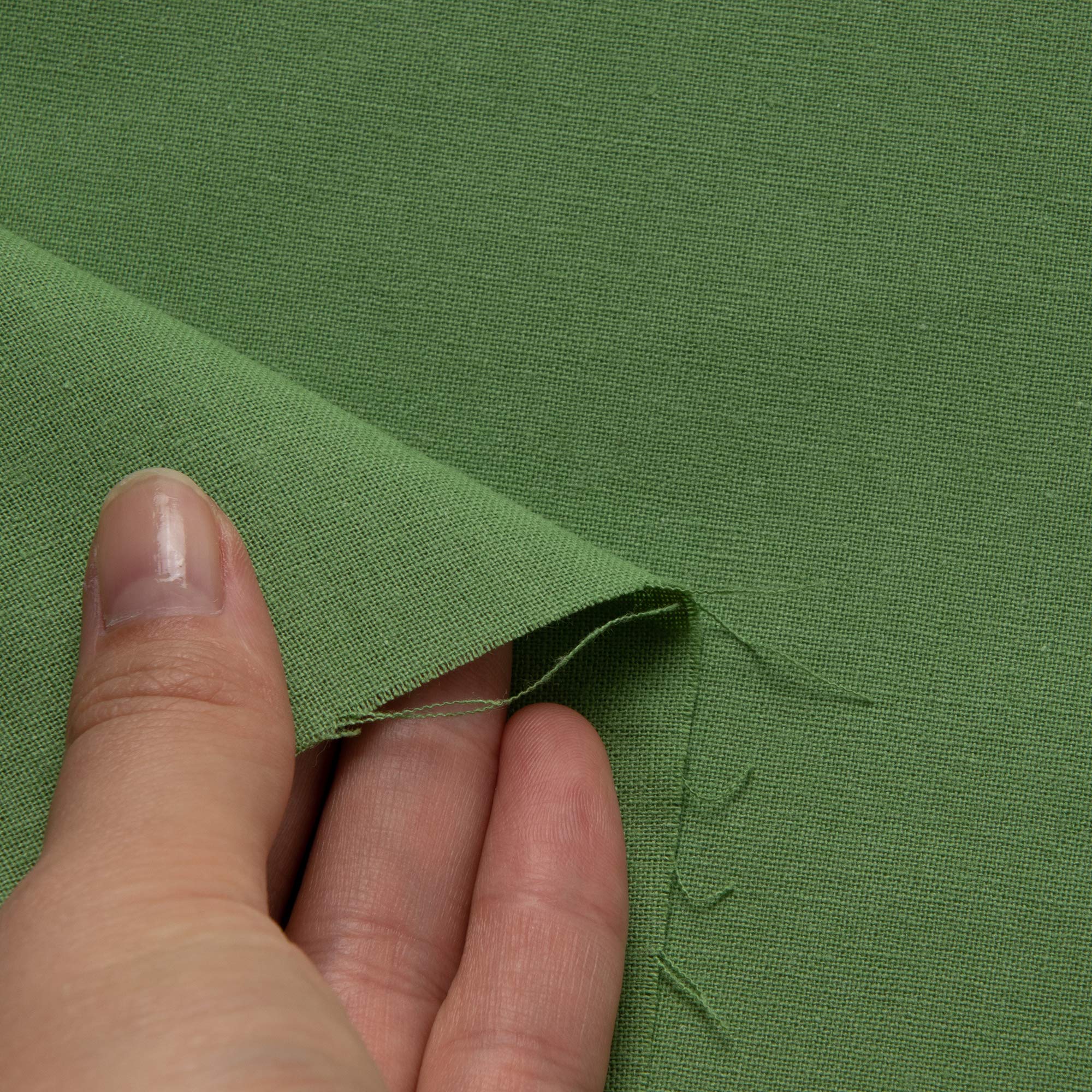KIYOHARA Sheeting Fabric Approx. 89cm x 1m cut Col.609 Green #6200C-1