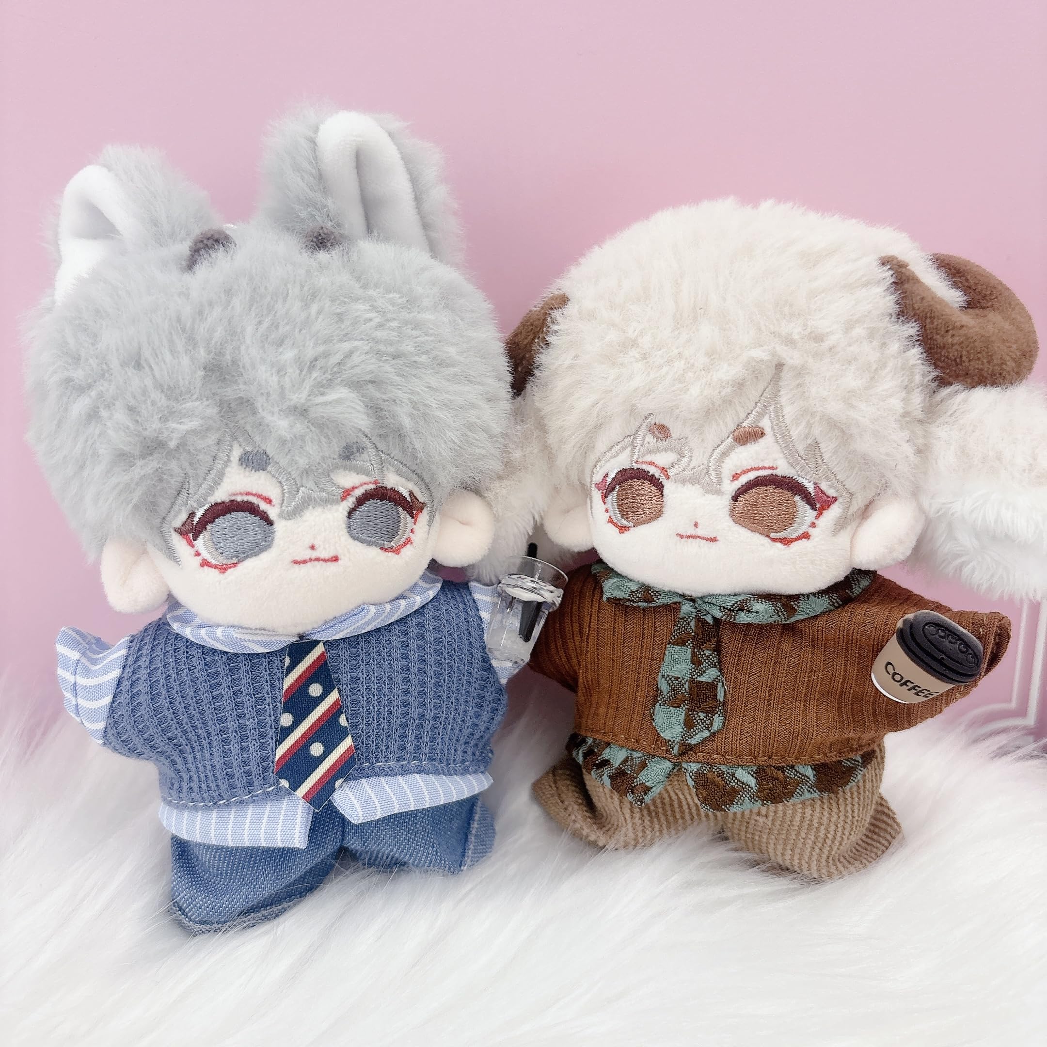 넥타이 셔츠 & 바지 세트 10cm 용 블루