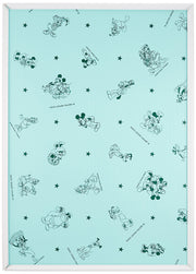 Tenyo [Made in Japan] Aluminum puzzle frame Disney exclusive safety panel for 300 pieces White (30.5x43cm) One-touch front opening method with locking function Mickey emblem plate hanging string hook included