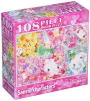 BEVERLY [Made in Japan] Beverly 108 Piece Jigsaw Puzzle Florarium Surrounded by Flowers (18.2 x 25.7cm) 108-842 Pink