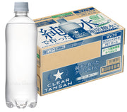 【강탄산수・600ml】삿포로 클리어탄산 라벨리스 600ml×24개