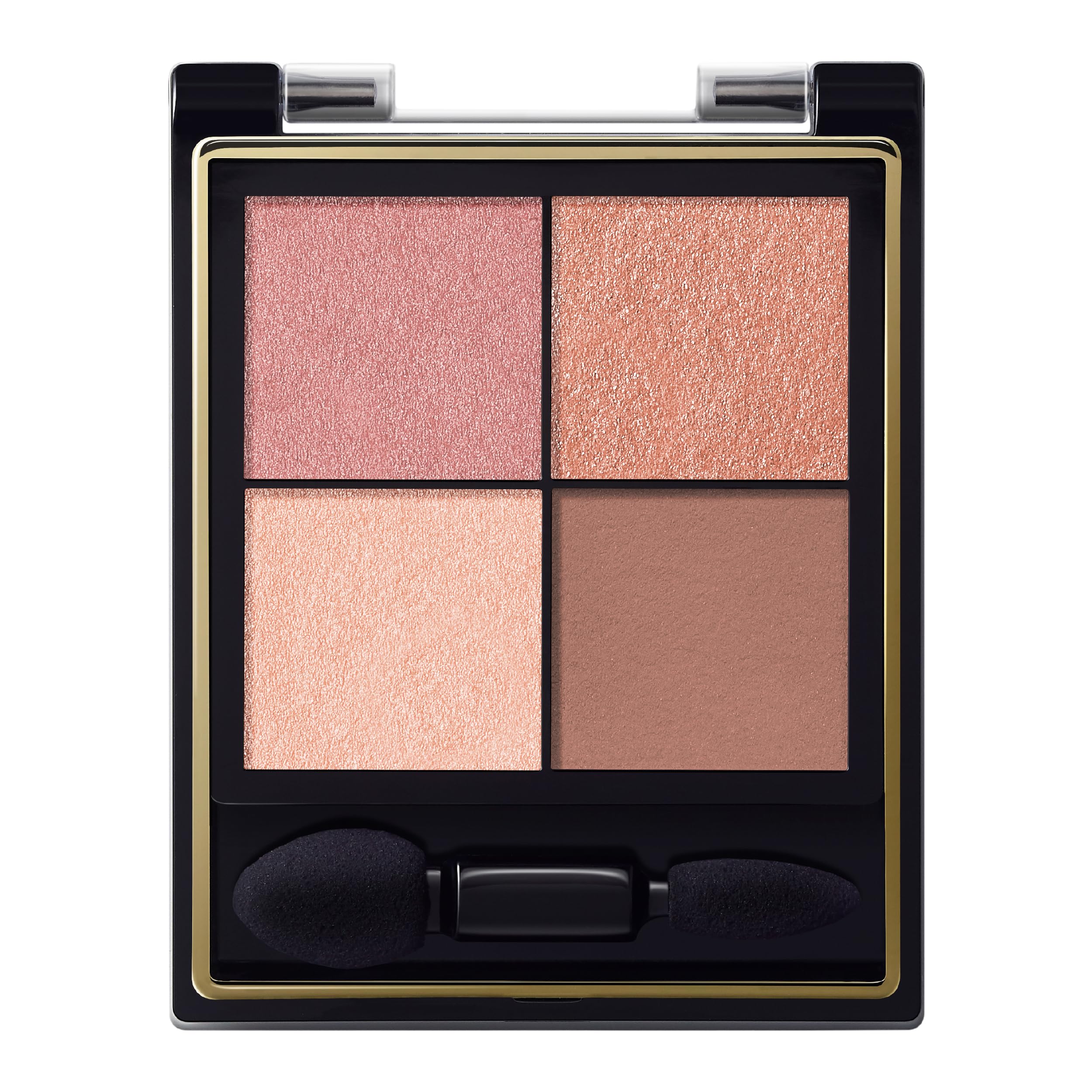 excel Real Close Shadow CX08 Quartz Ring Eyeshadow Palette Makeup 4 Colors 3 Textures (Gloss, Lame, Matte)