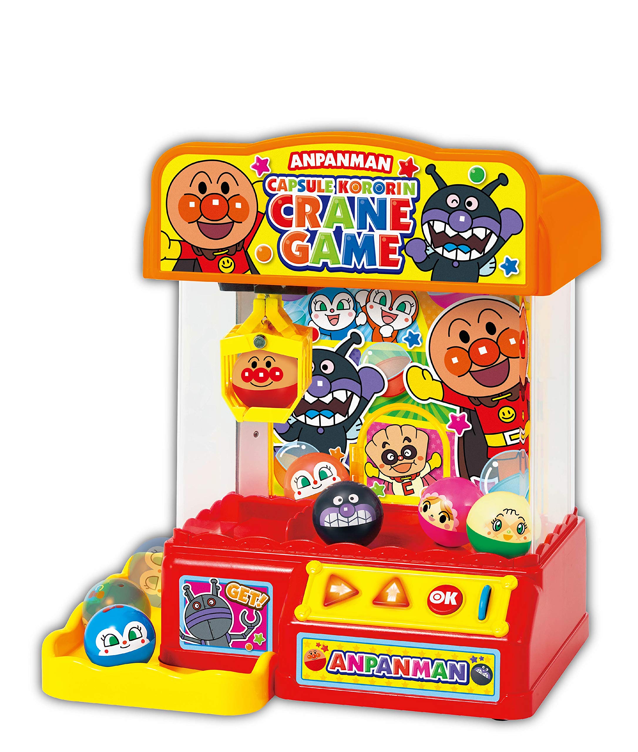 AGATSUMA Anpanman Capsule Rollin! Crane Game (Target age: 3 years old and above)