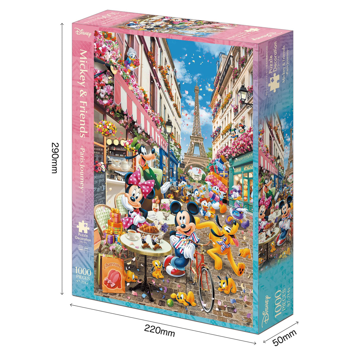 에포크 (EPOCH) 1000 개 지그 소 퍼즐 디즈니 퍼즐 장식 콜라주 Mickey & Friends - Paris Journey - (미키 & 프렌즈 - 패리저니 -)