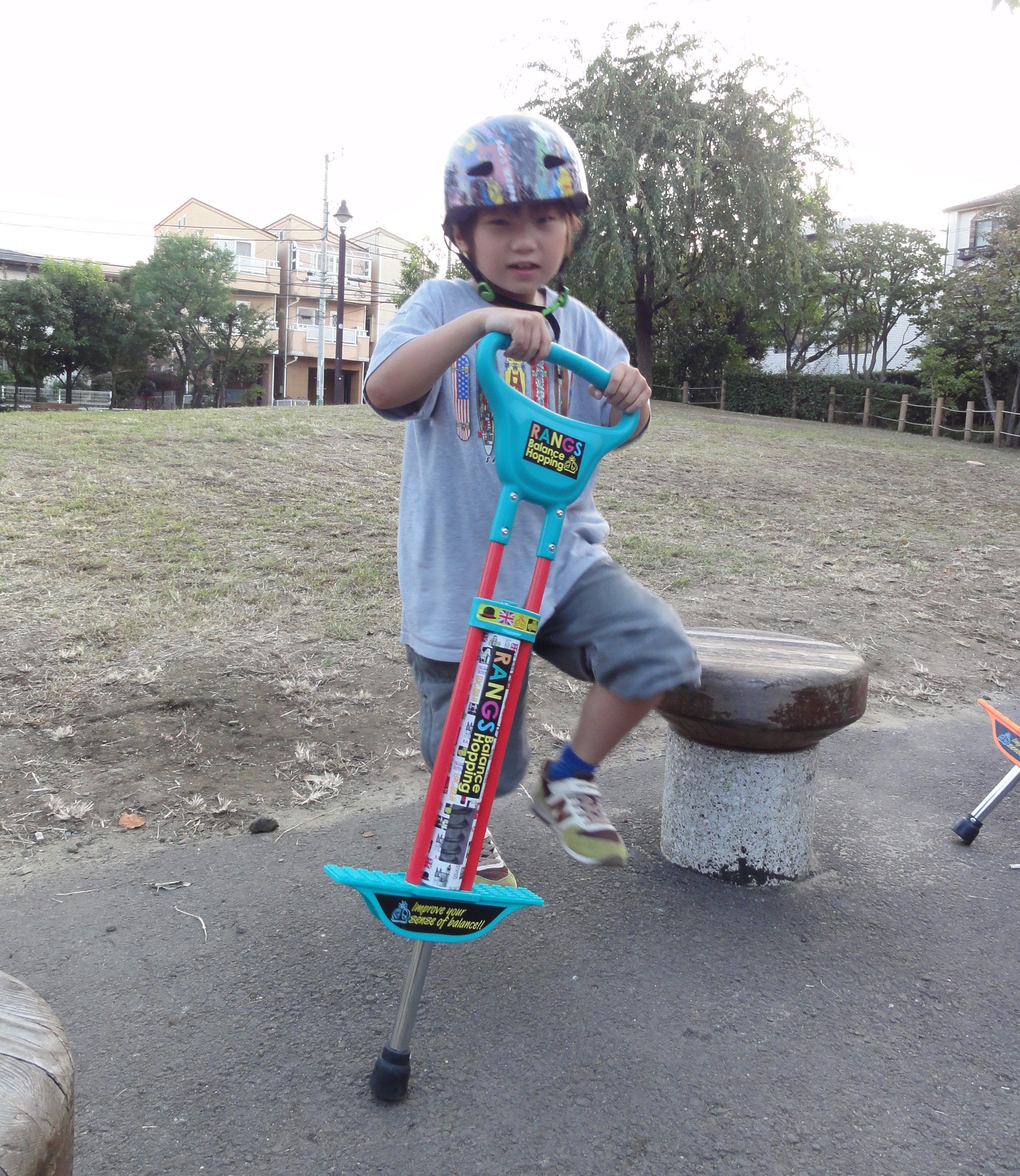 RANGS Japan Balance Hopping Blue Ages 5 and up Load Capacity 40kg