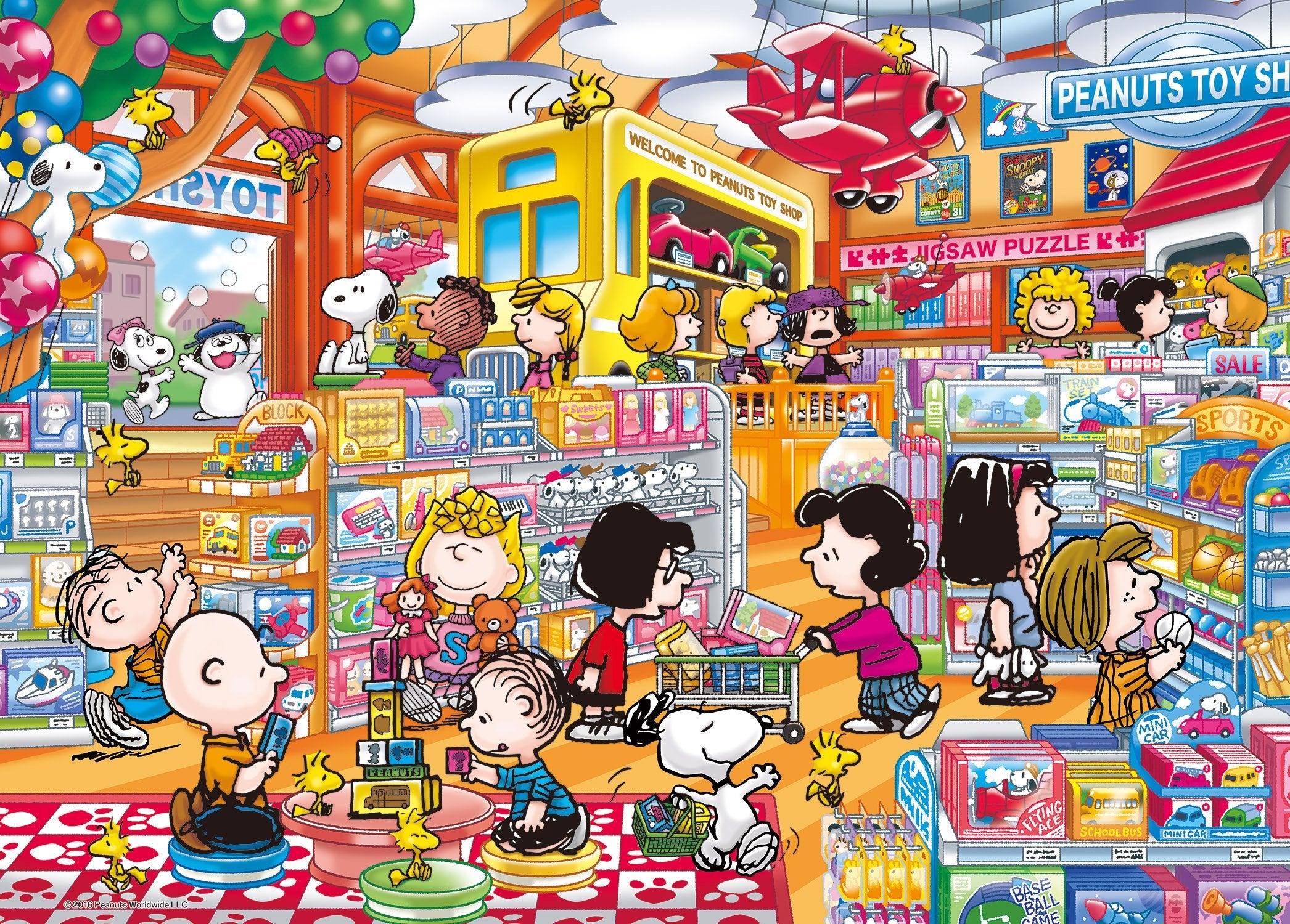 에포크 사 500 개 지그 소 퍼즐 PEANUTS 땅콩 장난감 가게 (38x53cm) 06-062 풀 포함